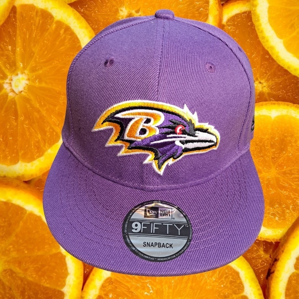 Baltimore Ravens NFL New Era 9FIFTY Snapback Purple Hat Mens Football
